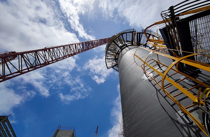Se Instaló la Columna de Producción de CO? del Proyecto Guangxi Huayi de TCC