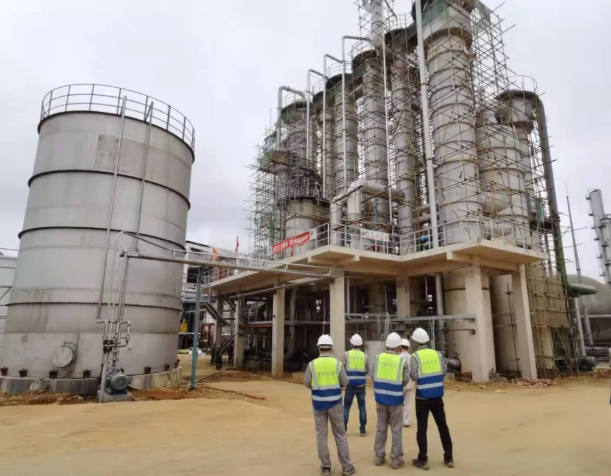Испарительная секция проекта ЕРС по преобразованию технологии получения энергии из биомассы TCC Guangxi COFCO успешно подает воду